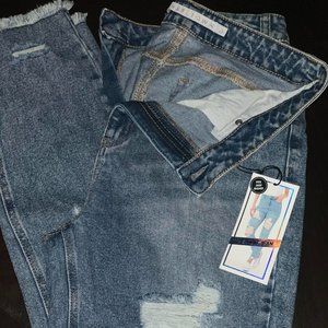 Tinseltown Distressed Mom Jean Size 13